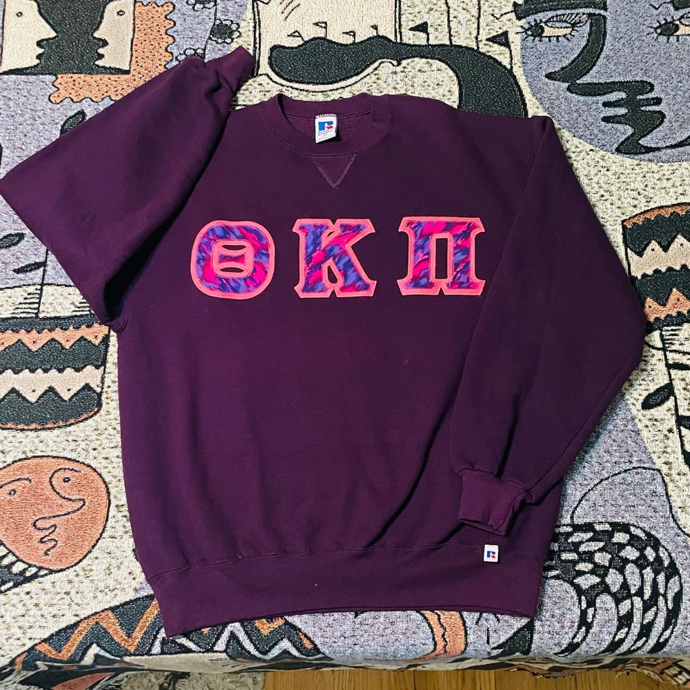 VTG Kappa Theta Pi Sweatshirt 90s Vintage Pullover Penn State Charleston College
